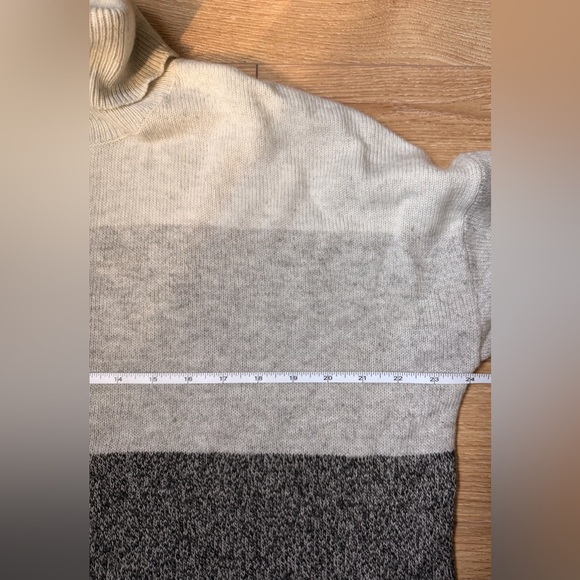 REITMANS Cashmere Blend Sweater - Grey Striped Color Block - Picture 4 of 6